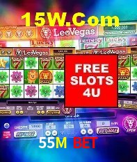 Biblioteca de slots populares na 55M Bet